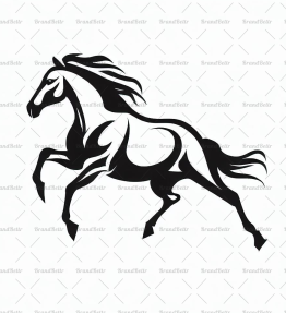 Galoppierendes Pferd